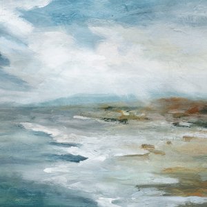 Highlighted Breakers by Carol Robinson Oil Painting