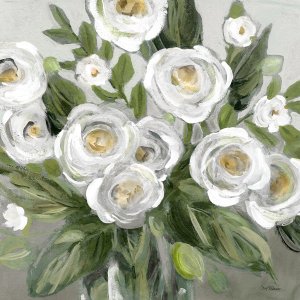 Honey White Blossoms by Carol Robinson Oil Painting