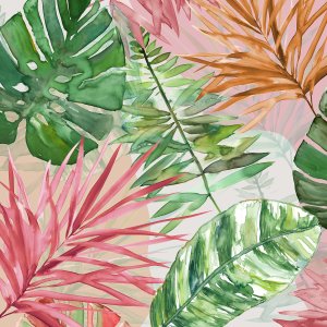 Hot Tropics I by Carol Robinson Oil Painting