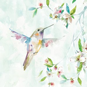 Hummingbird I by Carol Robinson Oil Painting