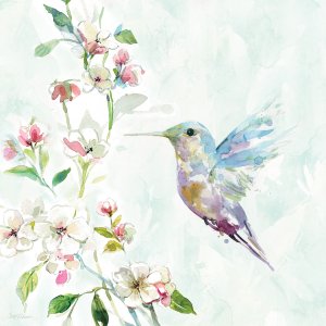 Hummingbird II by Carol Robinson Oil Painting