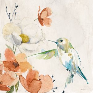 Hummingbird III by Carol Robinson Oil Painting