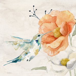 Hummingbird IV by Carol Robinson Oil Painting