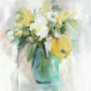 Impasto Bouquet Oil painting by Carol Robinson