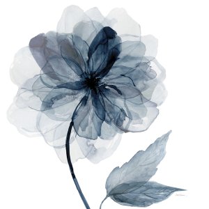 Indigo Bloom I by Carol Robinson Oil Painting