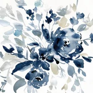 Indigo Garden I by Carol Robinson Oil Painting