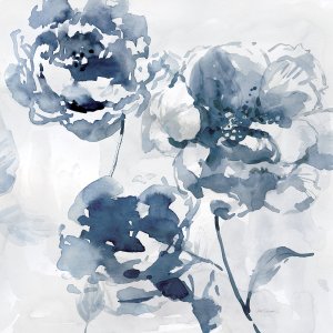 Indigo Garden I by Carol Robinson Oil Painting