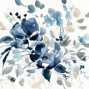 Indigo Garden II by Carol Robinson Oil Painting