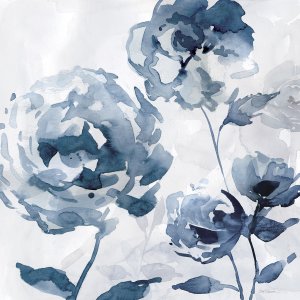 Indigo Garden II by Carol Robinson Oil Painting