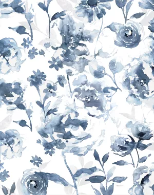 Indigo Garden Pattern by Carol Robinson Oil Painting
