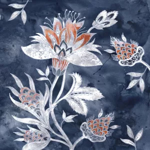 Indigo Jacobean I by Carol Robinson Oil Painting