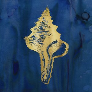 Indigo Sea Treasure I by Carol Robinson Oil Painting