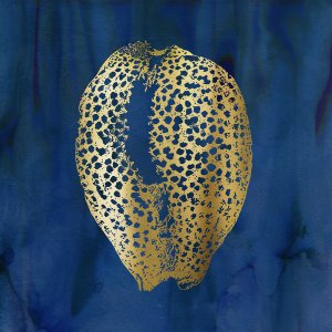Indigo Sea Treasure IV by Carol Robinson Oil Painting