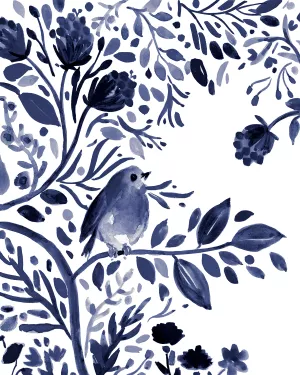 Indigo Song I by Carol Robinson Oil Painting