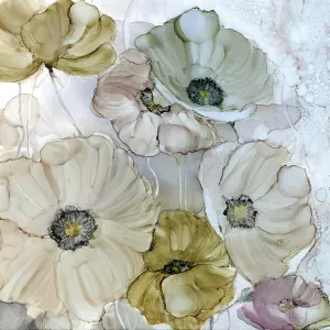 Iridescent Poppies by Carol Robinson Oil Painting