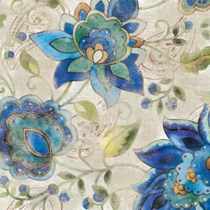 Jacobean Floral by Carol Robinson Oil Painting