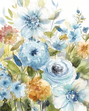 Jardin de Azul by Carol Robinson Oil Painting