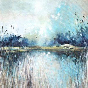 Lake Views by Carol Robinson Oil Painting