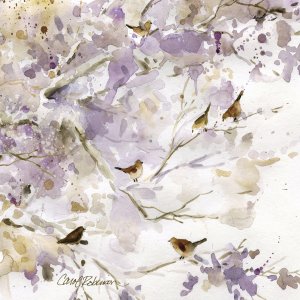 Lavender Spring I by Carol Robinson Oil Painting