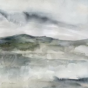 Layered Atmosphere Oil Painting by Carol Robinson - Contemporary