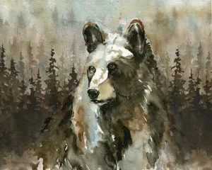 Lodge Twilight II Oil Painting by Carol Robinson - Contemporary