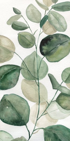 Lush and Leafy II Oil painting by Carol Robinson