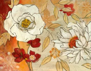 Lush Crimson I by Carol Robinson Oil Painting