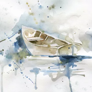 Malibu Marina II by Carol Robinson Oil Painting