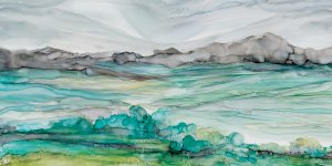 Marble Seas by Carol Robinson Oil Painting