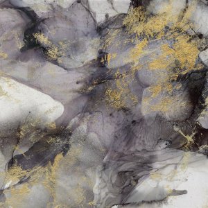 Marbled Aubergine I Oil painting by Carol Robinson
