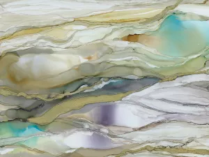 Marbled Glass III by Carol Robinson Oil Painting