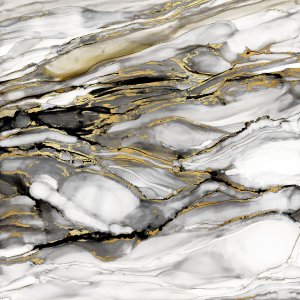 Marbled Gold I by Carol Robinson Oil Painting