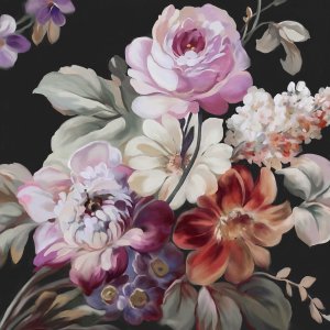 Midnight Garden by Carol Robinson Oil Painting