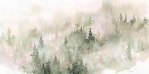 Misty Mountain Sides by Carol Robinson Oil Painting