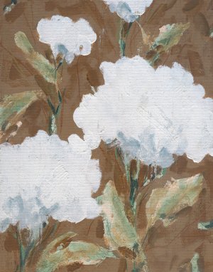 Mocha Garden II by Carol Robinson Oil Painting