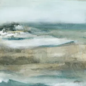 Moody Seas II Oil Painting by Carol Robinson - Contemporary