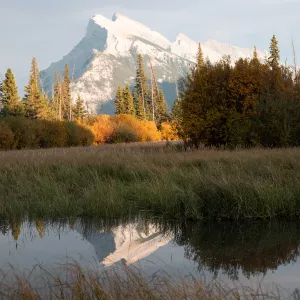 Mountain Reflection by Carol Robinson Oil Painting