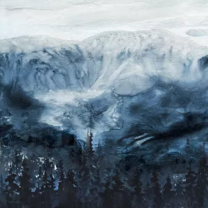 Mountain Shadows by Carol Robinson Oil Painting