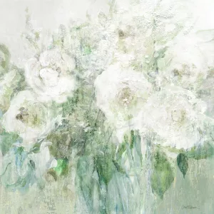 Muted White Blooms II by Carol Robinson Oil Painting