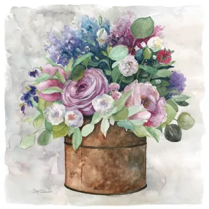 My English Garden by Carol Robinson Oil Painting