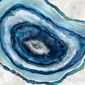 Navy Agate I by Carol Robinson Oil Painting