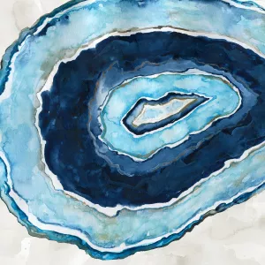 Navy Agate II Oil painting by Carol Robinson