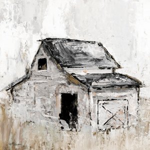 Neutral Barn I by Carol Robinson Oil Painting