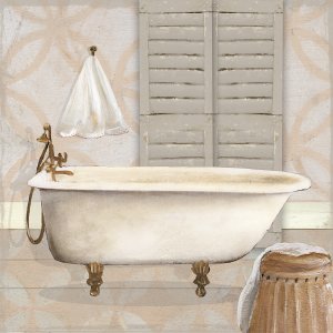 Neutral Bath I by Carol Robinson Oil Painting