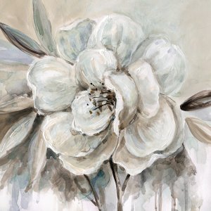 Neutral Bloom II Oil painting by Carol Robinson