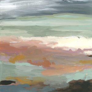 Ocean Bluffs by Carol Robinson Oil Painting