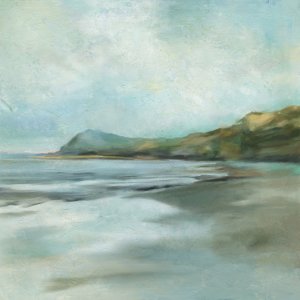 Ocean Cliffs by Carol Robinson Oil Painting