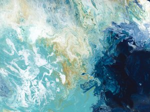 Ocean Flow by Carol Robinson Oil Painting