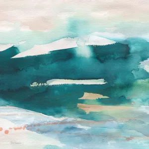Ocean Lights Oil Painting by Carol Robinson - Contemporary