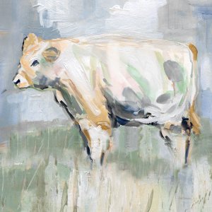 On Meadow Time III Oil painting by Carol Robinson